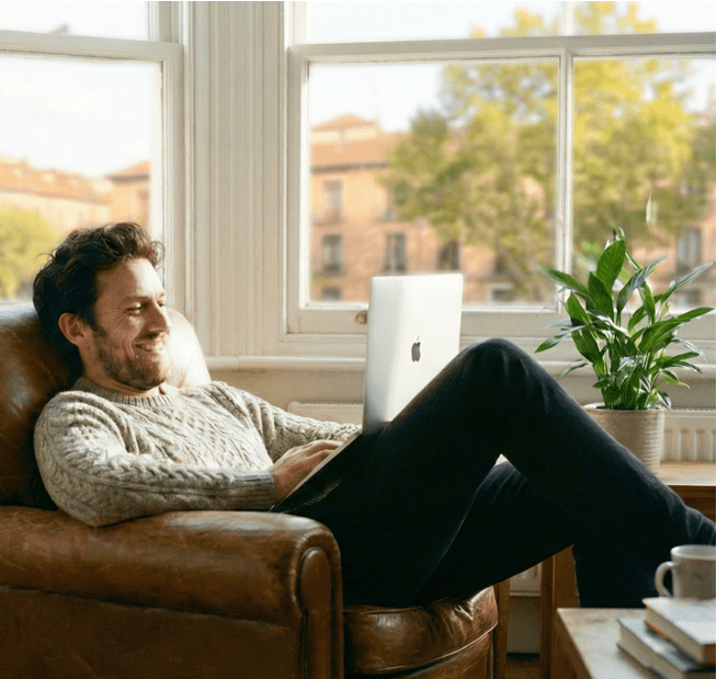 Person using Teléfono Global